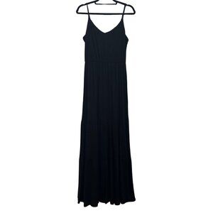 Lush Boutique Sleeveless Black Maxi Dress Size M